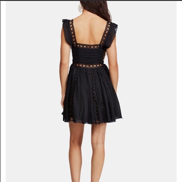 - NWT Free People Verona Dress Black - Picture 11 of 16
